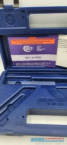Colt Blue 22 Pistol Hard Case with Manual Img-2
