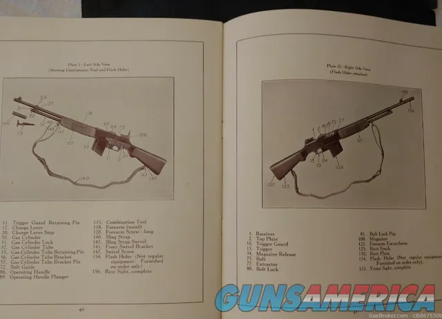 Original Colt 1919 Automatic Machine Gun Handbook Img-6