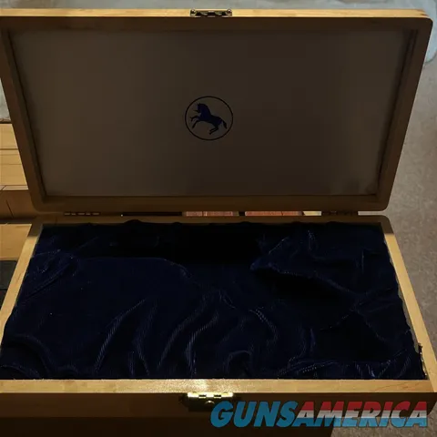 Colt Kansas Series Forts Ft Larned Pistol Revolver Wood Box Case Display Img-4