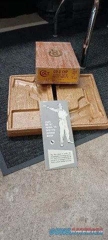 Colt Gold Cup National Match Mark IV/Series 70 Box W/Styrofoam