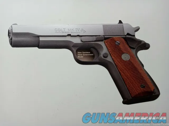 Colt 1911 A1 Mark IV Series 80 Paper Advertising Img-5