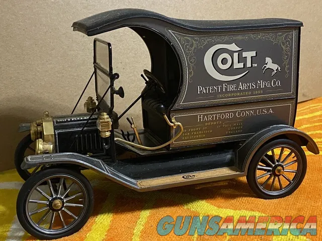 Franklin Mint 1/16 1913 Ford Model T Colt Firearms Delivery Wagon Img-9
