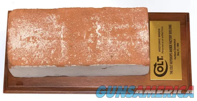 Colt Firearms Factory Brick on Base with Box