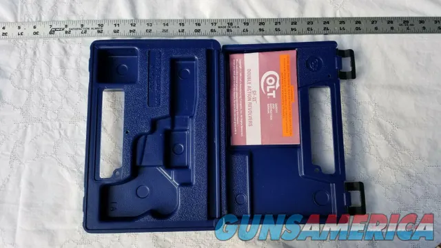Colt SF-VI Double Action Revolver Box BLUE Plastic Case with Manual