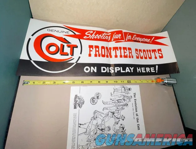 Colt Frontier Scout Banner Evolution of Colt Pamphlet Police Price Guide