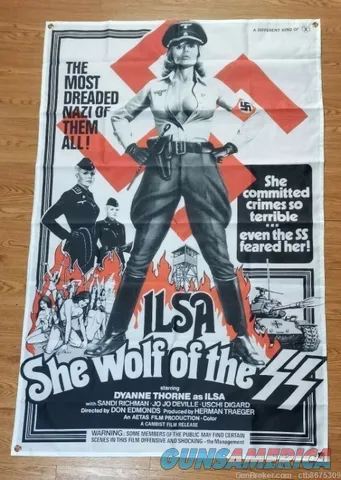 ILSA, She Wolf Of The SS WWII 3x5ft Flag
