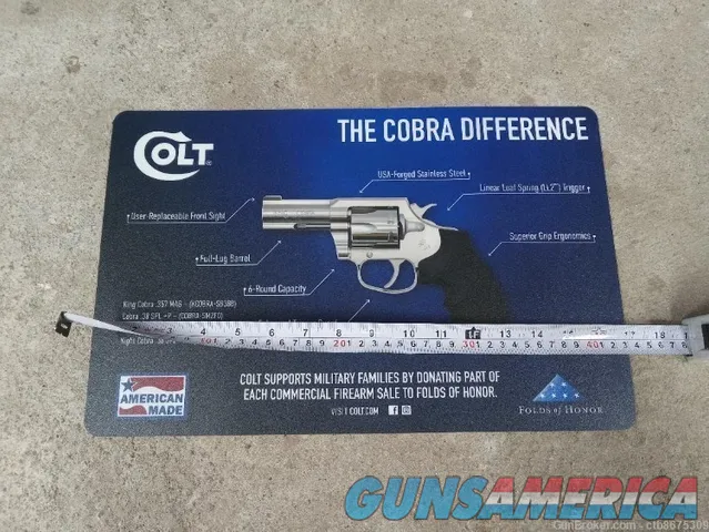 COLT THE COBRA DIFFERENCE COUNTER MAT 11"X17" 