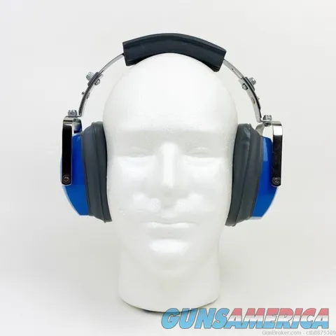 Colt Firearms Earmuffs Hearing Protection Blue with Gray Ear Pads Img-2