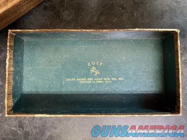 COLT Agent Pistol 2 BBL .38 Special Box Only Img-4