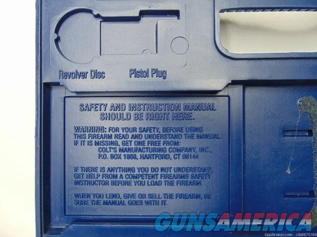 Colt 1911 Officers Lightweight Plastic Case  Img-5