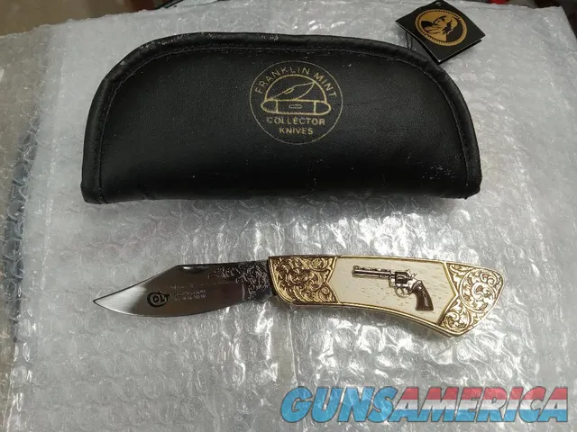 Colt Python 1955 .357 Magnum Franklin Mint Knife Img-1