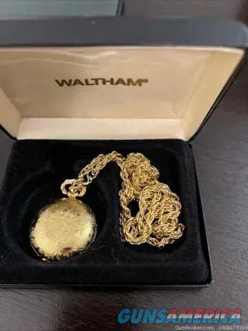Waltham Ladies Pocket Watch Original Box 