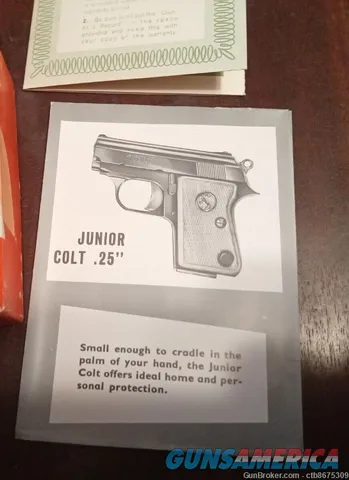 Colt Junior Original Box with Paperwork Img-3