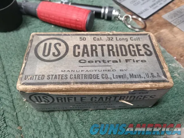 Vintage US Cartidges .32 Long Colt Box Img-1