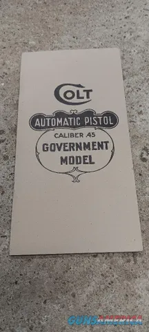 Colt 1911 Reproduction Specs Description & Parts Img-1