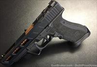 CUSTOM GLOCK 34 GEN 4 w/ custom Slide & Frame - Agency Trigger, Zev Barrel, Custom Frame Stipple
