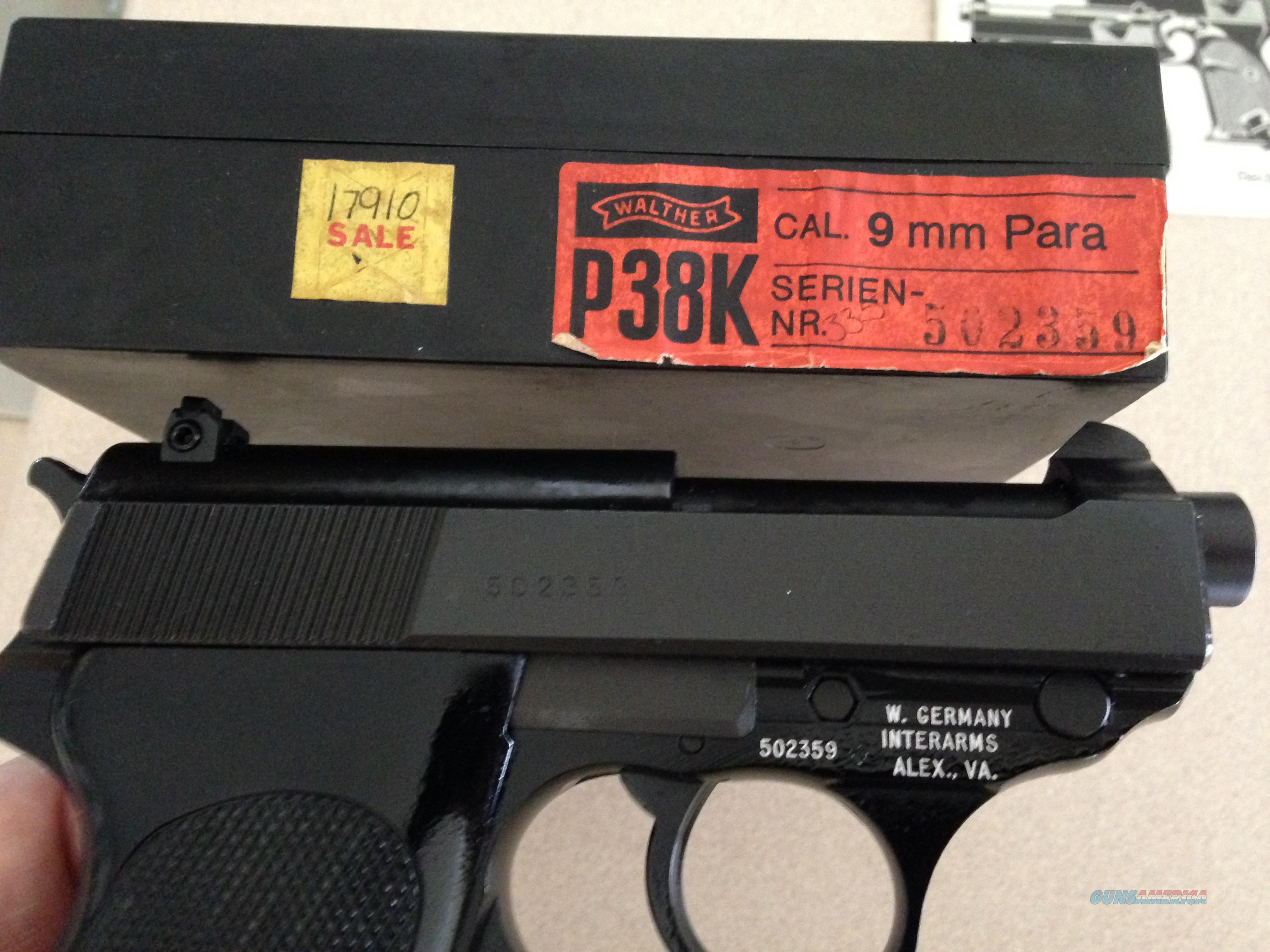 Walther P38K for sale at 911940763