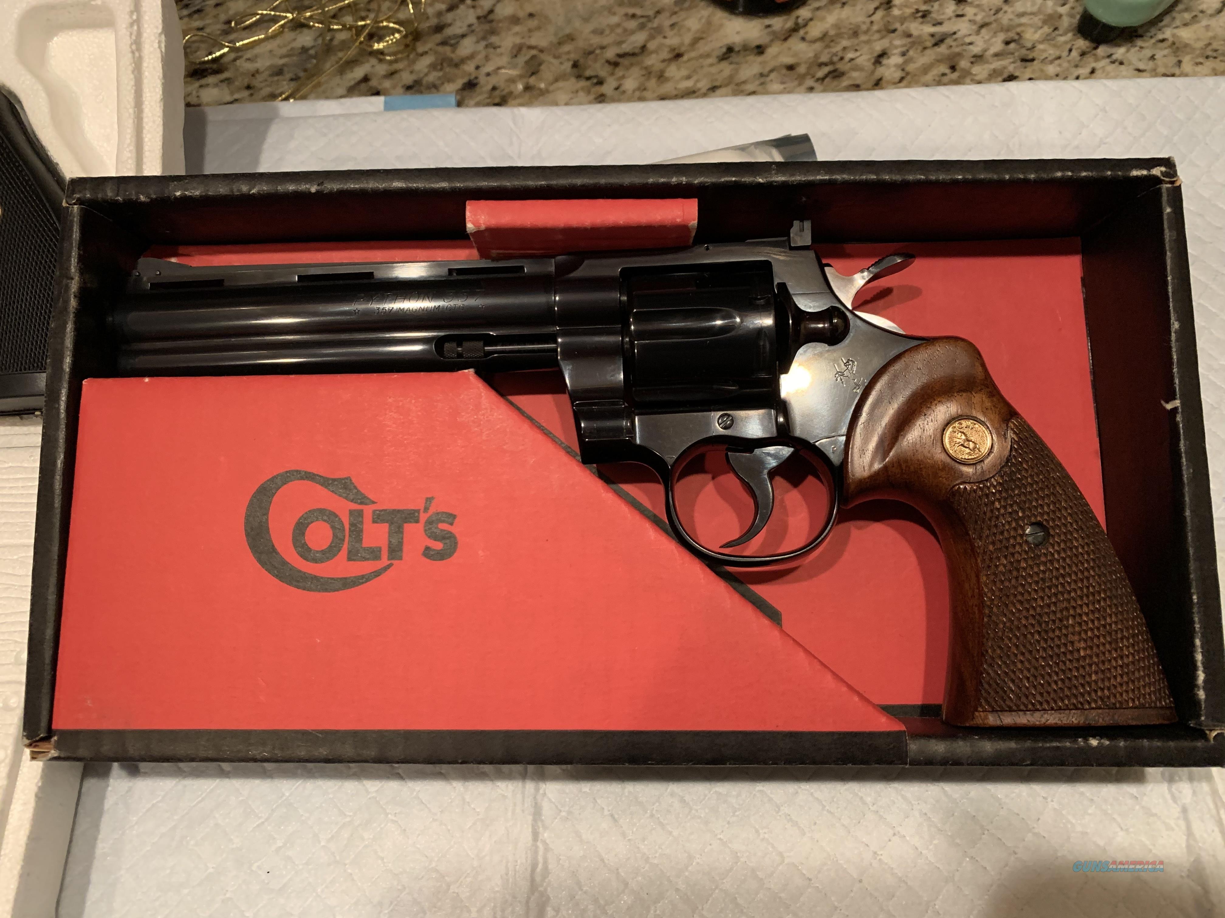 Colt Python Original Blue for sale at Gunsamerica.com: 919732240