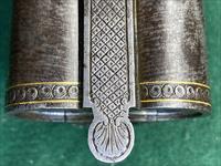 G.F. STORMER-HERZBERG.A.H. = DRILLING Shotgun & Rifle = Cape Gun = 16 ga. = engraved = Rifle Caliber unknown