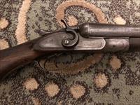 Antique T.Barker Double Barrel .12 Ga. shotgun
