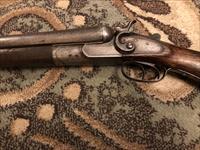 Antique T.Barker Double Barrel .12 Ga. shotgun