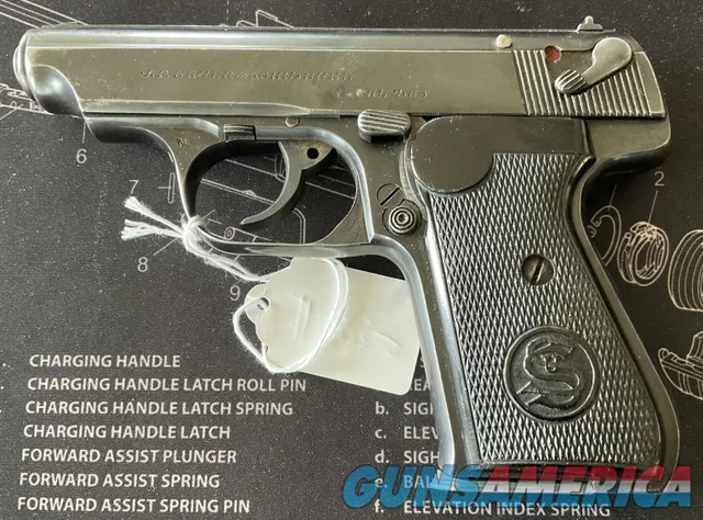 WTS Sauer & Sohn SUHL 38H Pistol 7.65mm