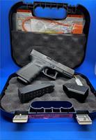 Glock 19 Gen3 NIB Two 15 Round Mags Semi-Automatic, 9mm, 4.01in Barrel Factory Glock Case and Equipment CA OK