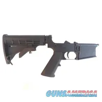 AR-15 Full Alum 7075 T6 Complete Lower Receiver 6 Position Stock SHIPS IN 1DAY
