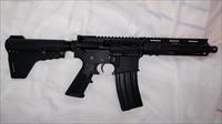 AR-15 7.5" 223/5.56 NATO Pistol Kit with Free Float MLOK Rail, With Zaviar Breacher Pistol Blade and 30rd Mag
