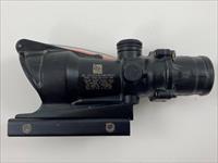 Nice Cond Trijicon ACOG 4x32 Dual Illum. Red Chevron TA31RCO-M4 5.56 BDC