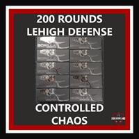 200 ROUNDS LEHIGH DEFENSE CONTROLLED CHAOS .300 BLACKOUT by GORILLA AMMO WHISPER 115 GR AMMUNITION 300 AAC BLK PIG PUNISHER