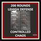 200 ROUNDS LEHIGH DEFENSE CONTROLLED CHAOS .300 BLACKOUT by GORILLA AMMO WHISPER 115 GR AMMUNITION 300 AAC BLK PIG PUNISHER