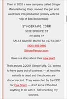 Beaverman Stinger Pen Pistol Meredith N.H.