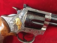 Franz Marktel Engraved Colt 357 Trooper III