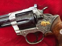 Franz Marktel Engraved Colt 357 Trooper III