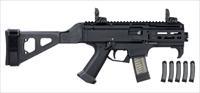 CZ Scorpion EVO 3 S2 Micro, 9mm, 4.12" Barrel, Folding Brace, 5 Mags