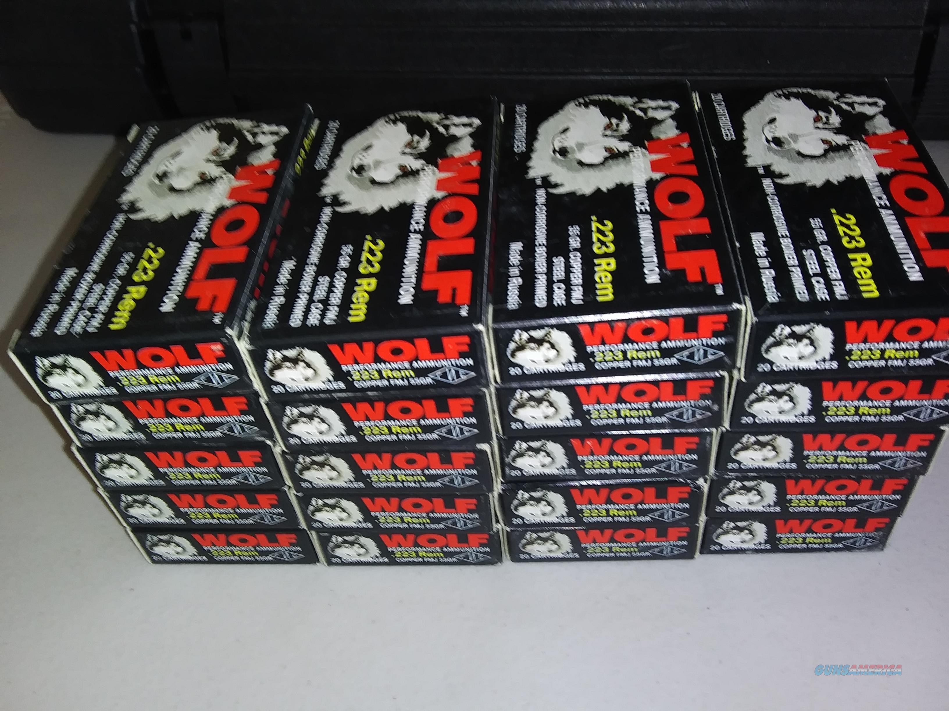 WOLF .223 Rem 55GR. Copper FMJ Stee... for sale at Gunsamerica.com ...