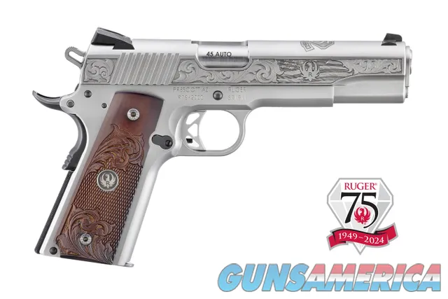 Ruger 1911 Engraved 75th anniversary .45ACP