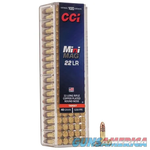 CCI MINIMAG Rimfire Ammunition 22LR 40GR CPRN 1235 FPS 500RDs Img-2