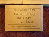 .30-06 M2 Ball Lake City Ammunition