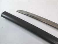 ANTIQUE JAPANESE WAKASASHI SWORD  KOTO PERIOD BLADE 1400-1500 WITH KOZUKA Img-4