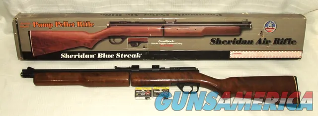 Sheridan Blue Streak Air Rifle Pellet Gun .20 Cal / Box 
