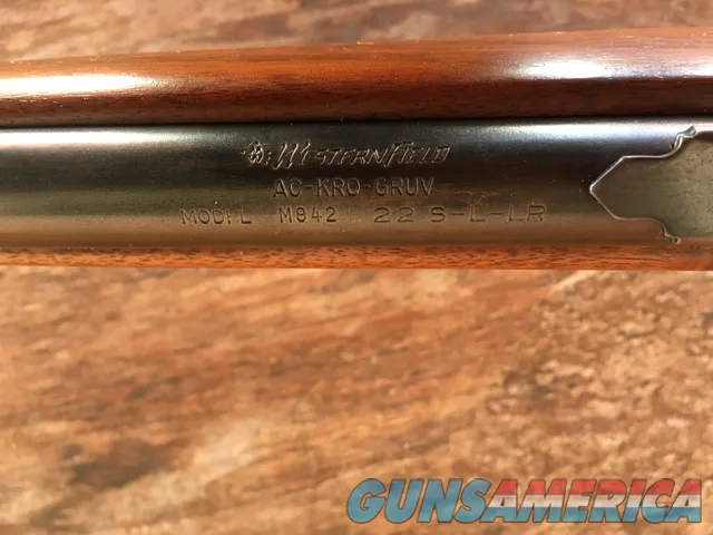 Western Field Model M 842 - Bolt Action .22 LR Rifle 