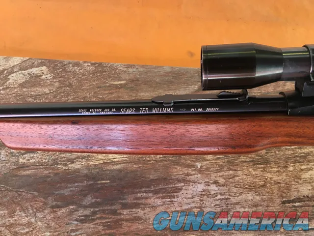 J.C. Higgins Model 34 - Ted Williams Series - Semi -Auto .22 LR Rifle 