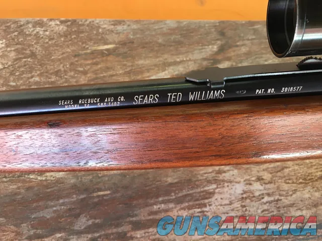 J.C. Higgins Model 34 - Ted Williams Series - Semi -Auto .22 LR Rifle 