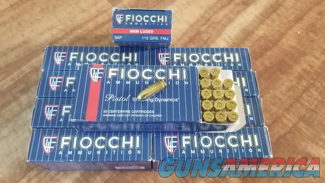 Fiochi 9mm 115gr 500rds