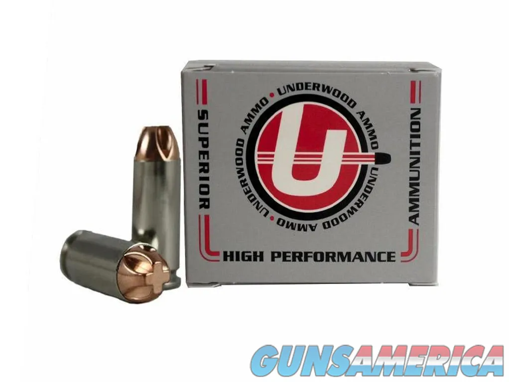 Underwood 10mm Auto Ammunition 140gr Xtreme Penetrator Solid Monolithic Hunting &amp; Self Defense - #648 (20 Rounds)