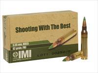 IMI M855 Ammo 5.56X45 NATO 300 Rds. GREEN TIP 10 boxes of 30 rds.
