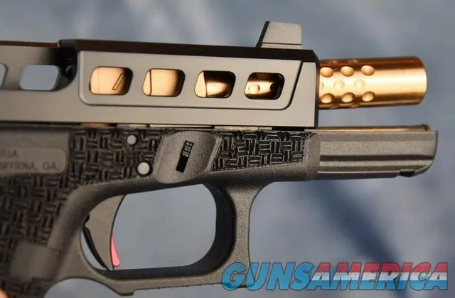 CUSTOM Glock 19 ZEV Tech OZ9 Bronze 4 barrel Gen 4 G19 Upgrades 9mm NR Img-3