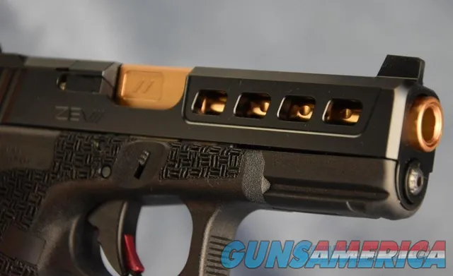 CUSTOM Glock 19 ZEV Tech OZ9 Bronze 4 barrel Gen 4 G19 Upgrades 9mm NR Img-4